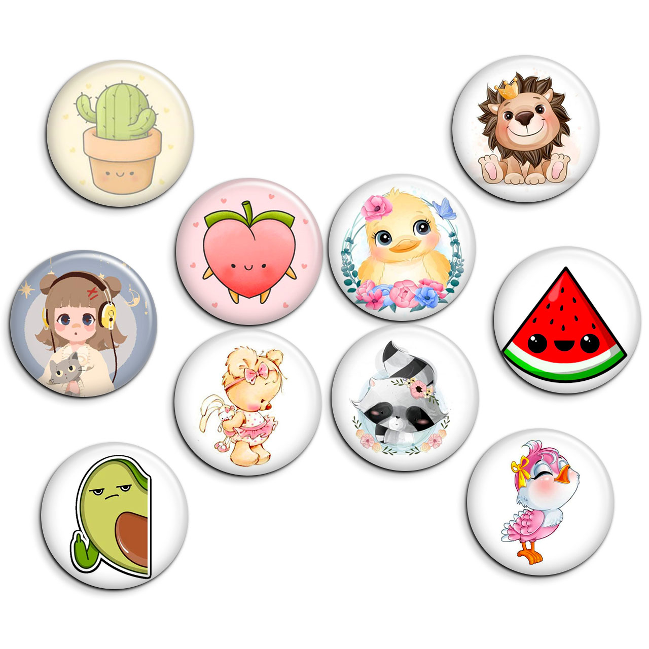 پیکسل پرمانه طرح cute کد pmg.5345 مجموعه 10 عددی