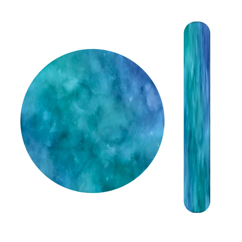 آینه آرایشی جیبی مدل رنگی کد 450 به همراه سوهان ناخن 