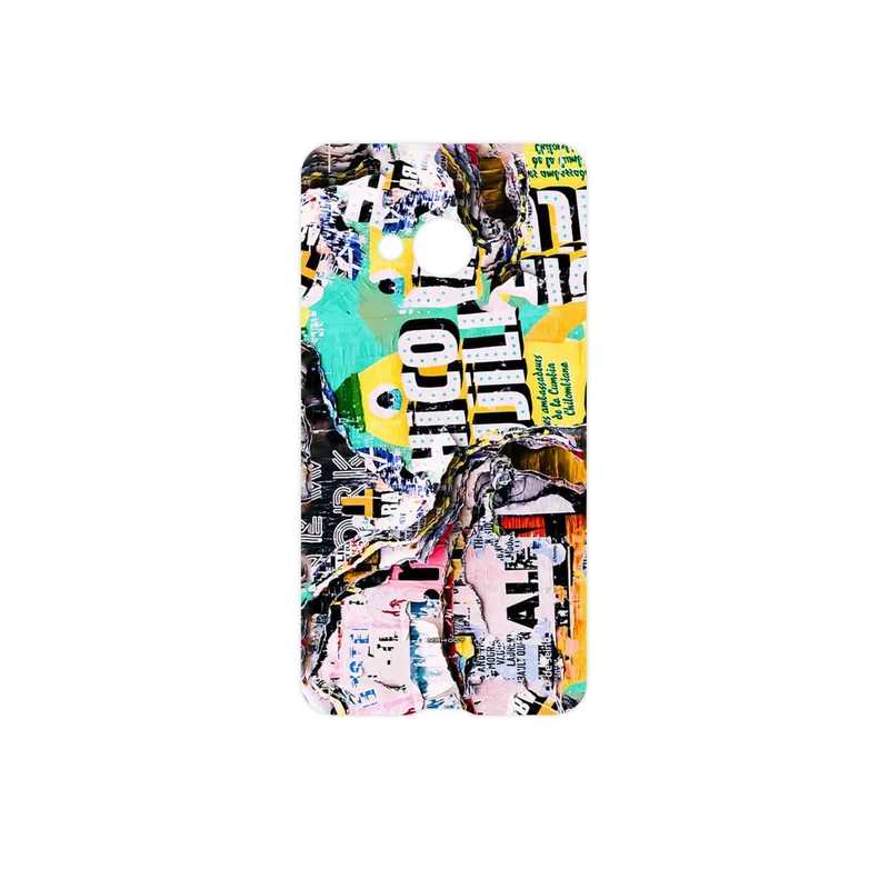 برچسب پوششی ماهوت مدل Collage of Teared Paper مناسب برای گوشی موبایل اچ تی سی U Play