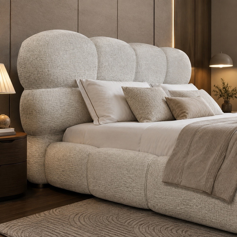 تخت خواب دونفره مدل تاج دوقلو ژورنالی سایز ۱۶۰*۲۰۰ سانتی متر