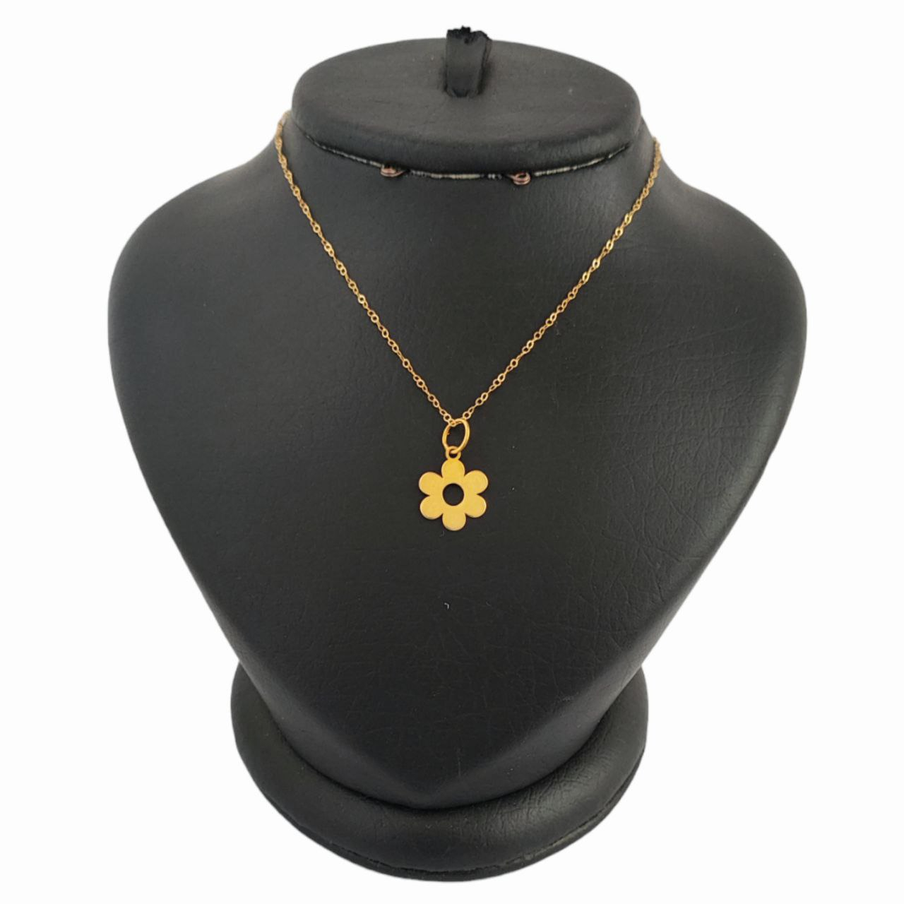 گردنبند طلا 18 عیار زنانه لیردا مدل گل ngn