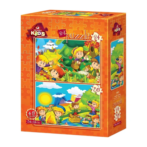 پازل 24 و 35 تکه آرت پازل مدل (5569) Autumn-Spring