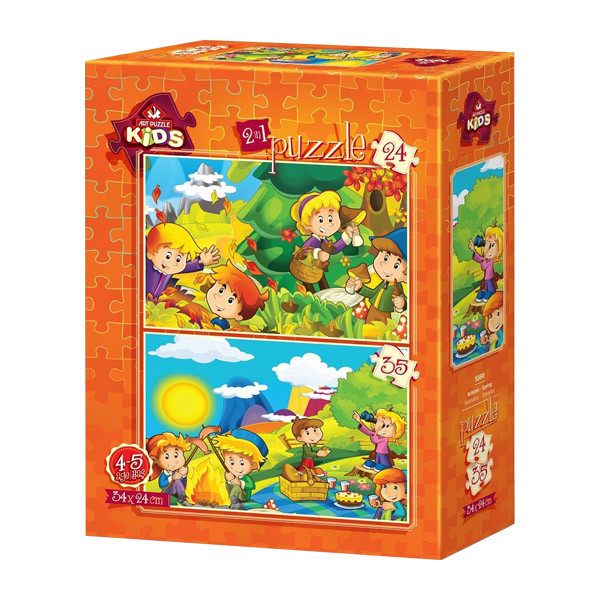 پازل 24 و 35 تکه آرت پازل مدل (5569) Autumn-Spring