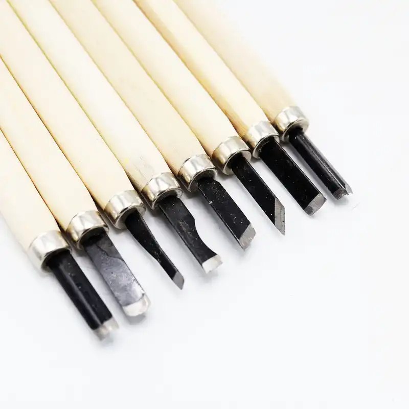 مغار مدل آرت 008 دسته چوبی مجموعه 8 عددی