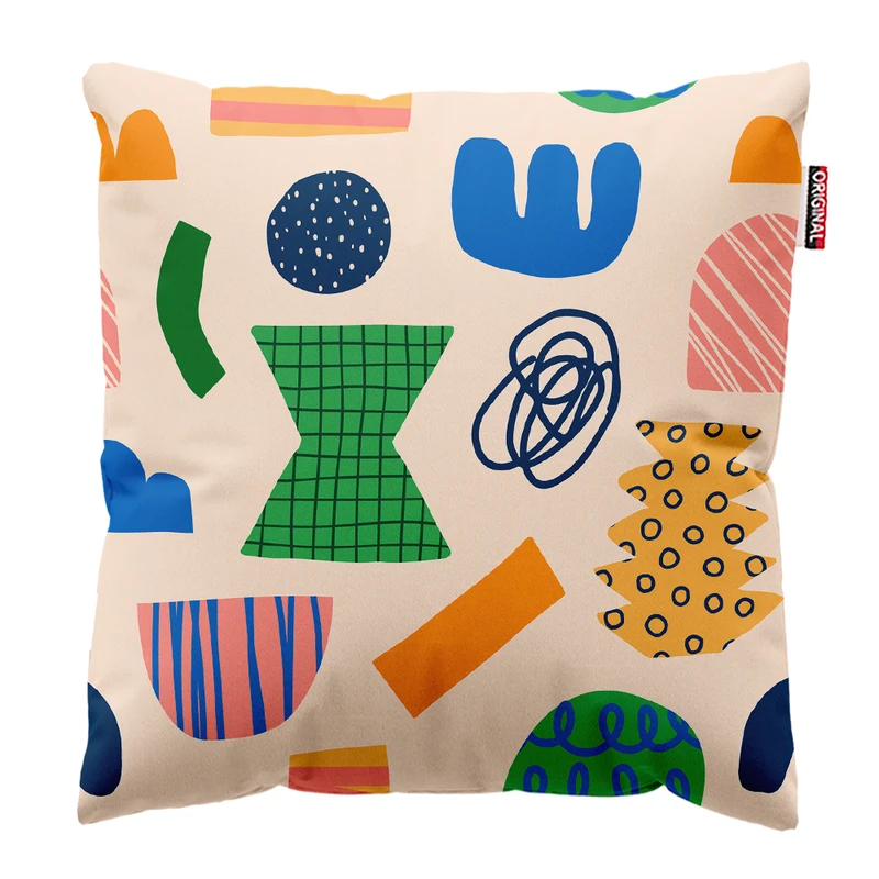 کوسن پاد آفرین مدل مینیمال فانتزی کد PK402201 سایز 40*40 سانتی متر