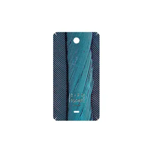 MAHOOT Turquoise feathers Cover Sticker for Microsoft Lumia 430
