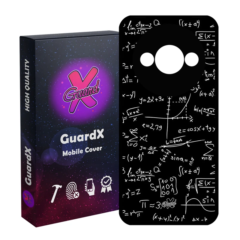 کاور گارد ایکس طرح ریاضی مدل قاب Glass10528 مناسب برای گوشی موبایل شیائومی Redmi A3 4G/ A3X 4G/ Poco C61