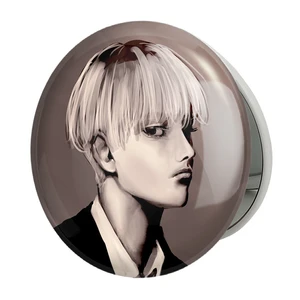 آینه جیبی خندالو طرح ارمین انیمه اتک آن تایتان Attack on Titan مدل تاشو کد 18569