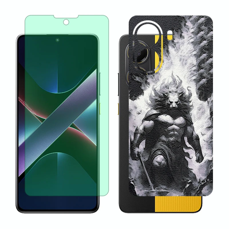 محافظ صفحه نمایش گرین لایت گلس مدل Together مناسب برای گوشی موبایل شیائومی Poco X7 Pro به همراه برچسب پوششی