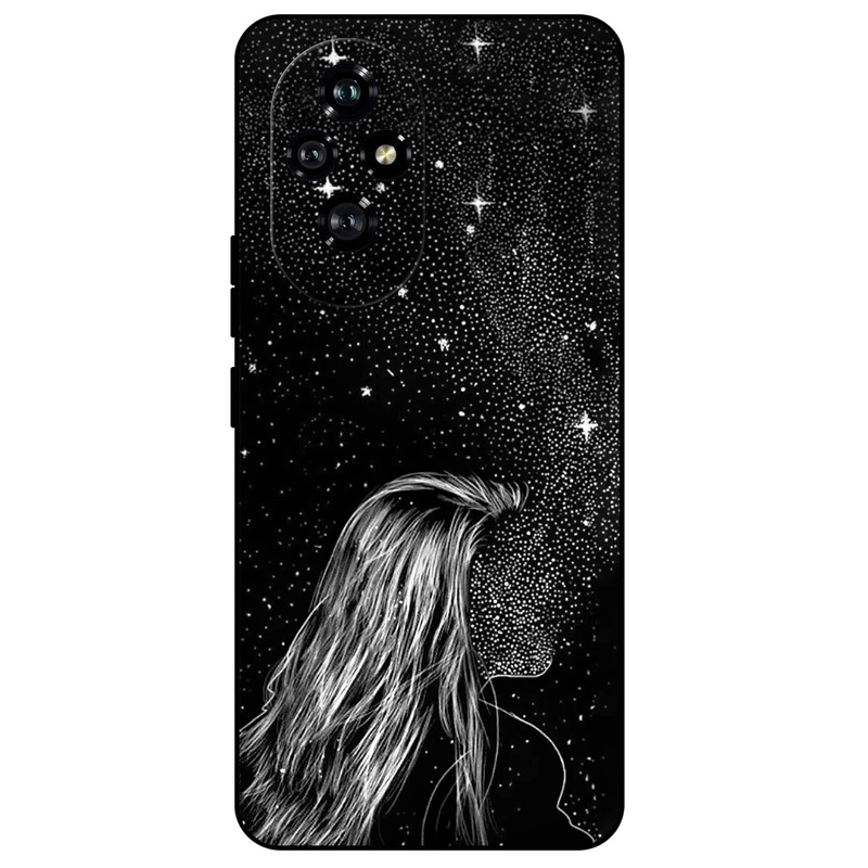 کاور مگافون طرح دخترانه مدل 8264 مناسب برای گوشی موبایل آنر 200     