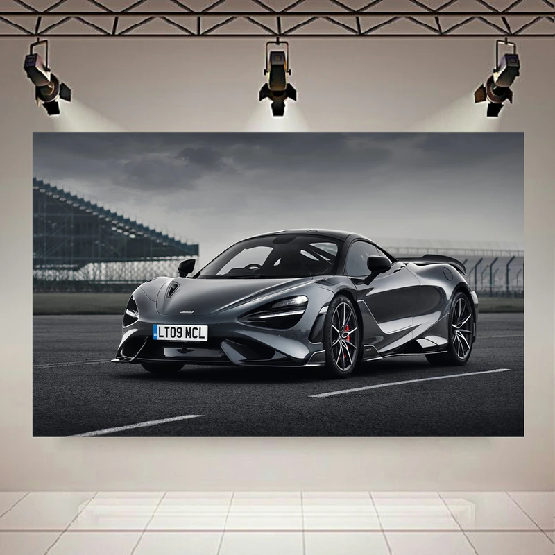 پوستر طرح ماشین مدل مک لارن 720s کد AR6390
