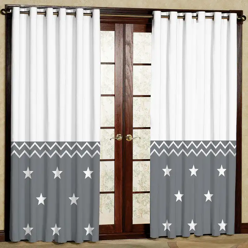 پرده مدل چاپی مخمل پانچی کد 1152 سایز 200x140 سانتی متر