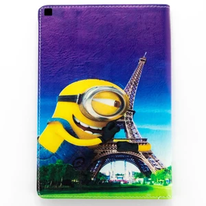 کیف کلاسوری مدل مینیون ایفل مناسب برای تبلت سامسونگ Galaxy Tab A 8.0 2019 LTE SM-T295