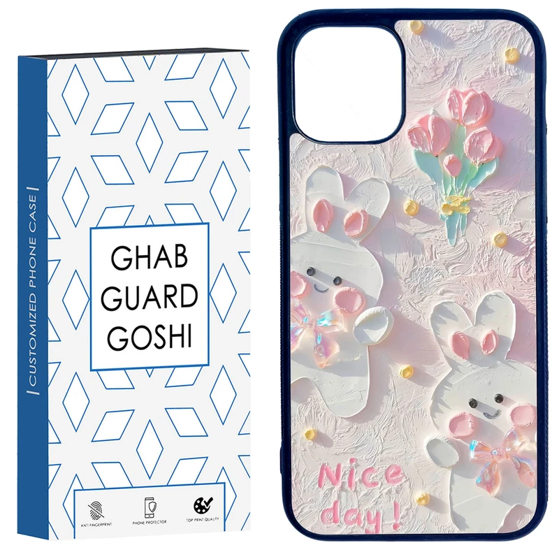 کاور قاب گارد گوشی طرح گل کد TPU-214 مناسب برای گوشی موبایل اپل Iphone 11 PRO