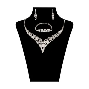 نیم ست نقره زنانه مدل GTA-2020