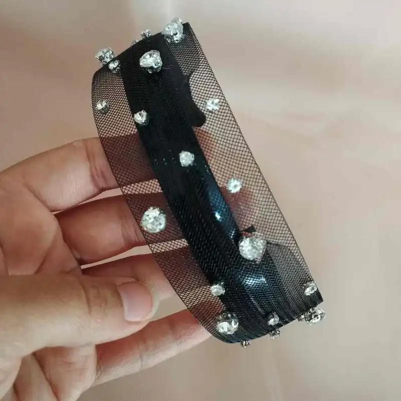 تل مو زنانه مدل دانتل و نگین