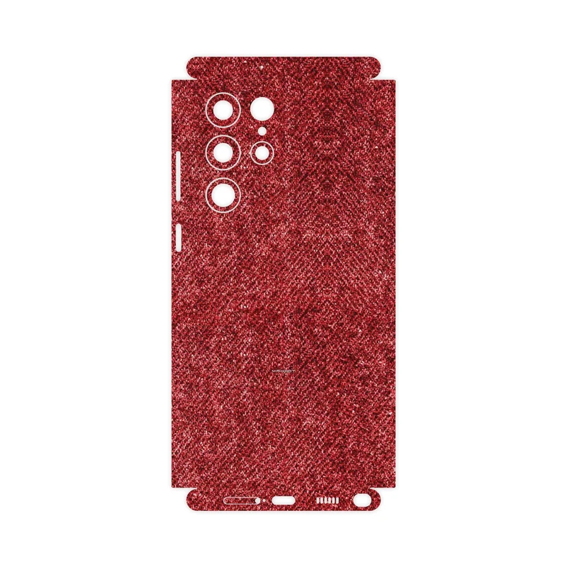 برچسب پوششی ماهوت مدل Fabric Texture 4-FullSkin مناسب برای گوشی موبایل سامسونگ Galaxy S22 Ultra 5G