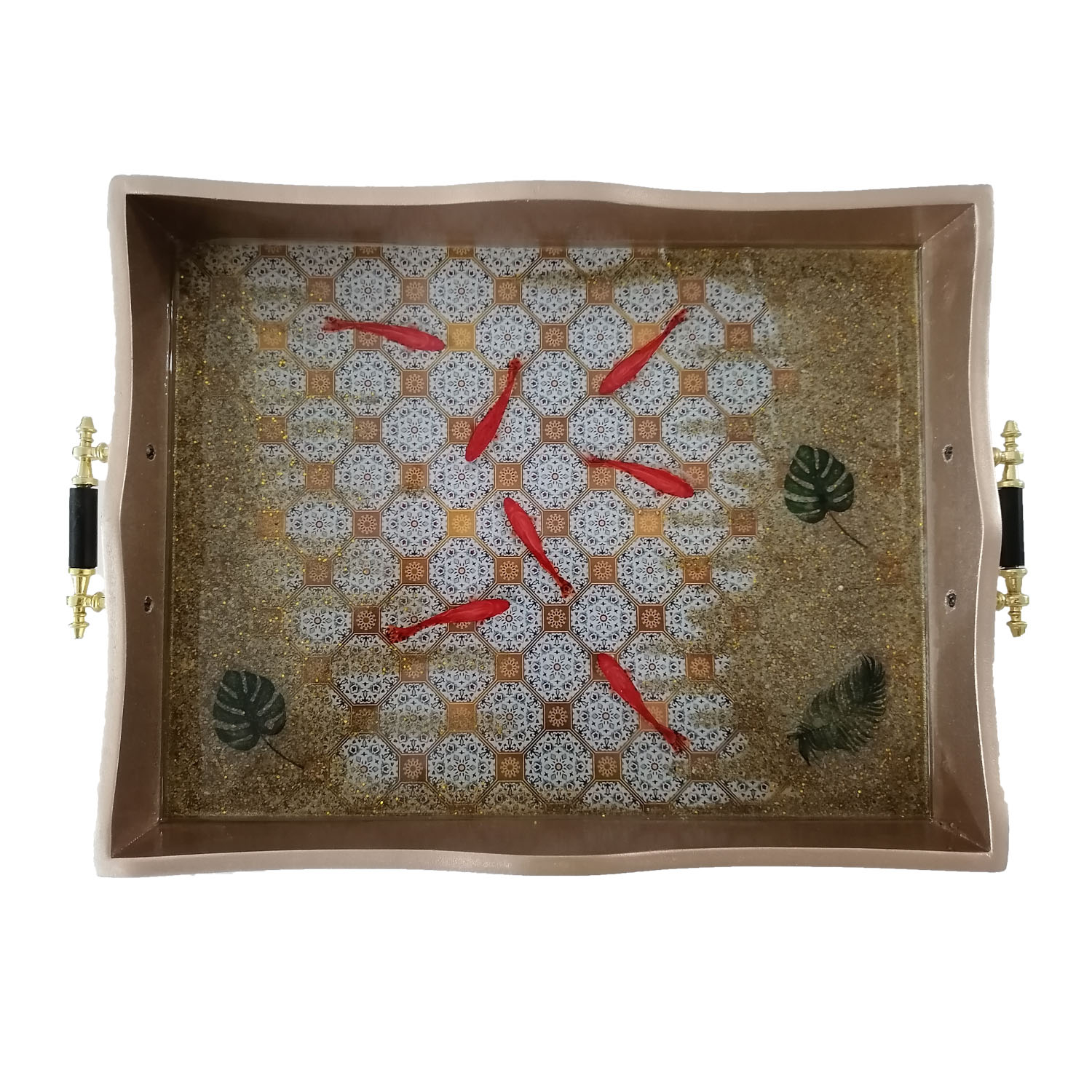 سینی مدل حوض ماهی کد T4
