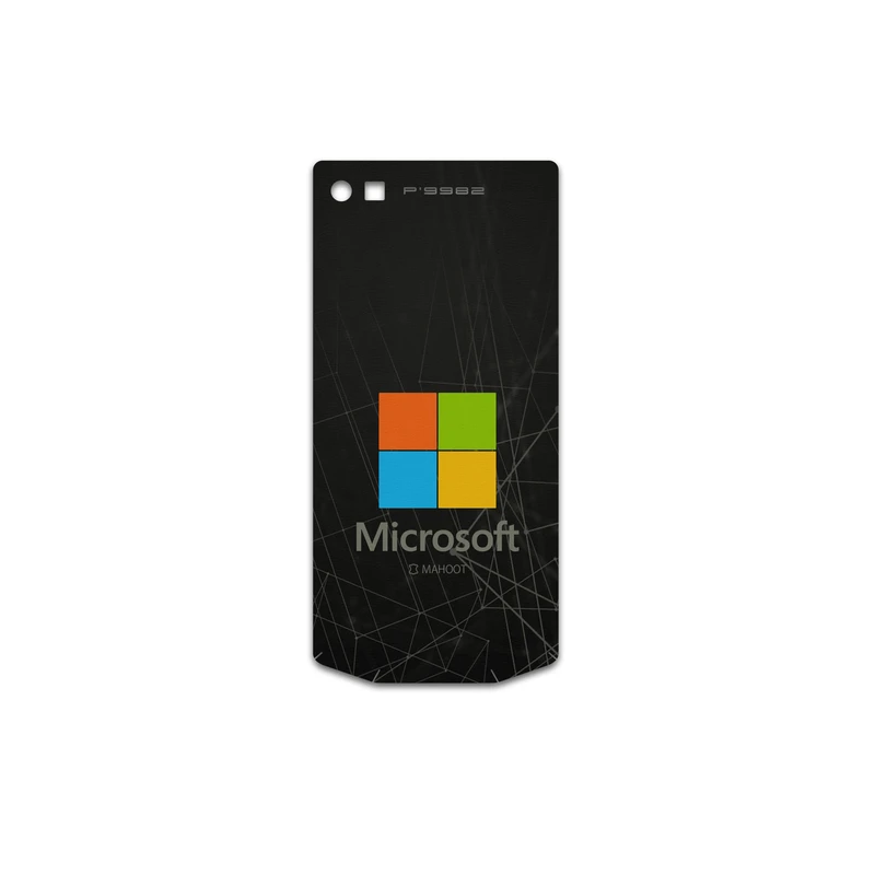 برچسب پوششی ماهوت مدل Mcrsft مناسب برای گوشی موبایل بلک بری Porsche Design P9982