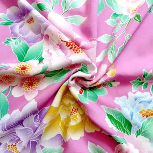 پارچه لباس مدل نخی گل دار کد 022