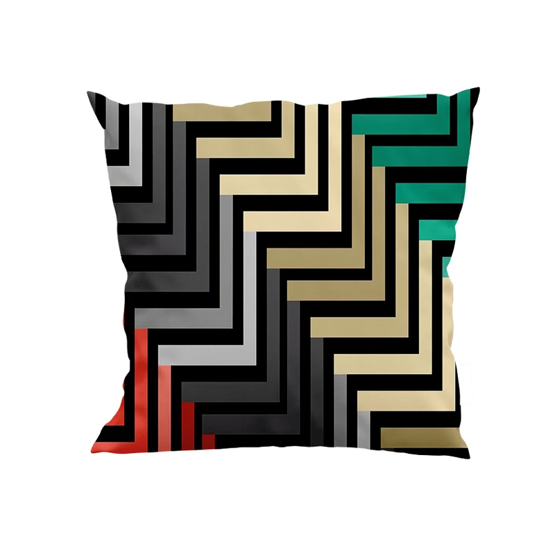 کوسن پاد آفرین مدل خطوط پله ای رنگی کد DKK117