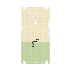 MAHOOT Minimal Internet Cat Icon-FullSkin Cover Sticker for LG K61