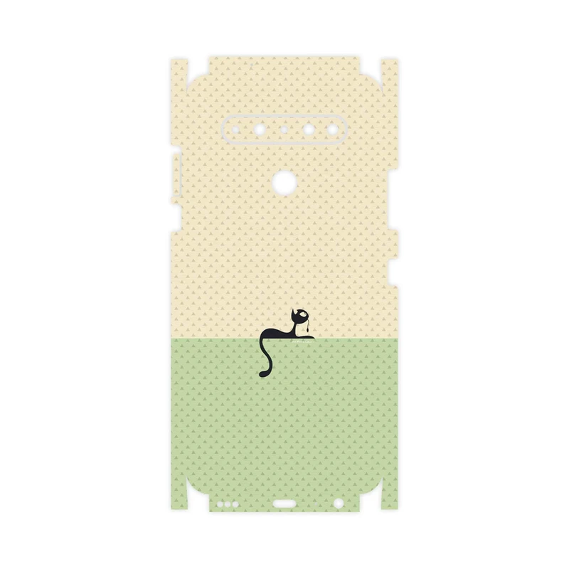 برچسب پوششی ماهوت مدل Minimal Internet Cat Icon-FullSkin مناسب برای گوشی موبایل ال جی K61