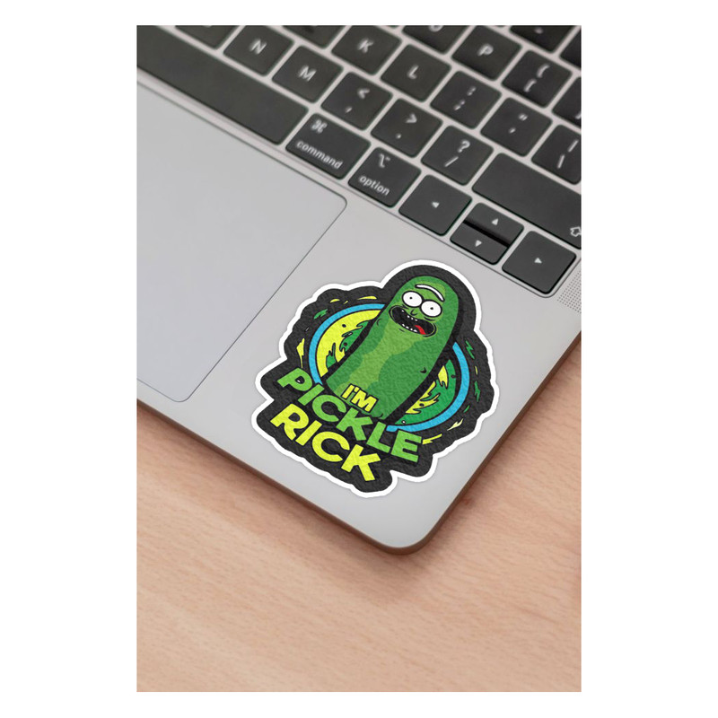استیکر لپ تاپ و موبایل گوفی طرح ریک و مورتی مدل Pickle S1