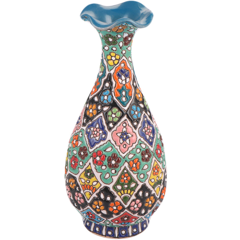 گلدان میناکاری سفالی مدل Ap-100889