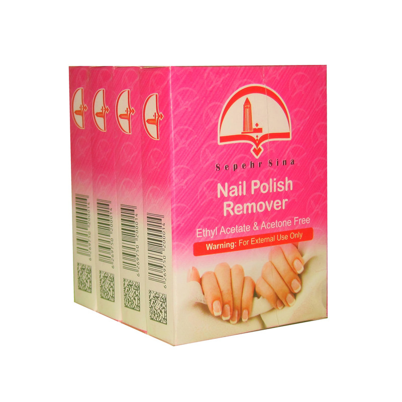 پد لاک پاک کن سپهر سینا مدل گلیسیرینه مجموعه 4 عددی