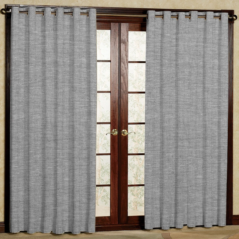 پرده بارمان دکور مدل مخمل پانچی کد 1856 W سایز 140x200 سانتی متر