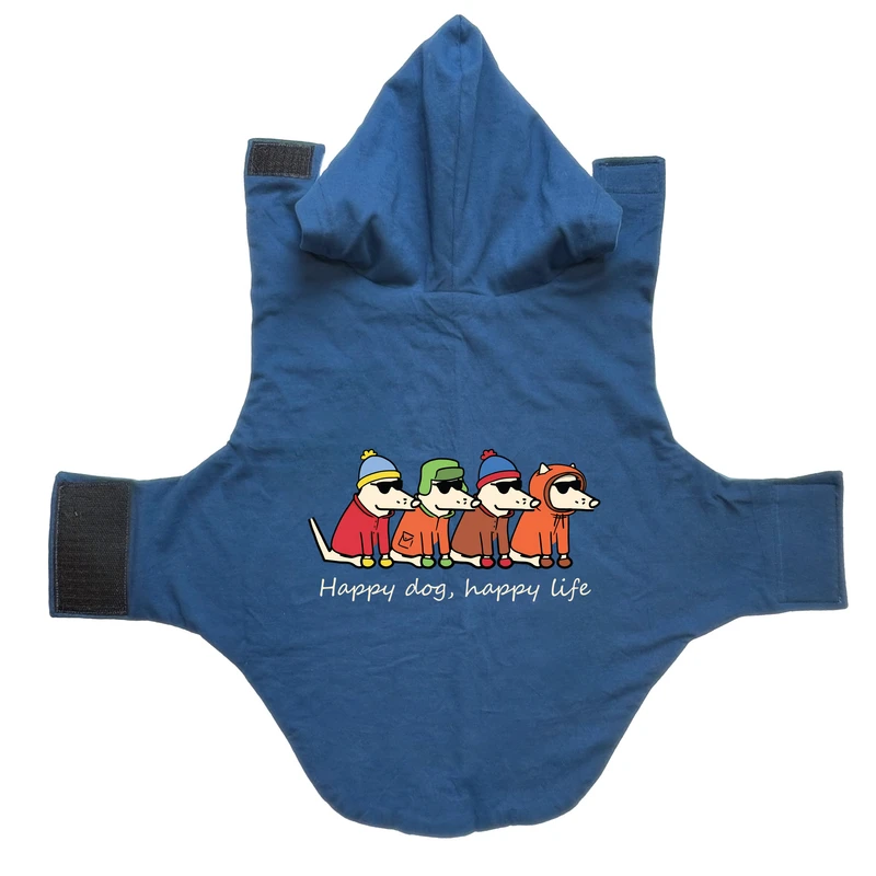 لباس سگ و گربه مدل هانا طرح چاپ دار دوستان 6 سایز XL