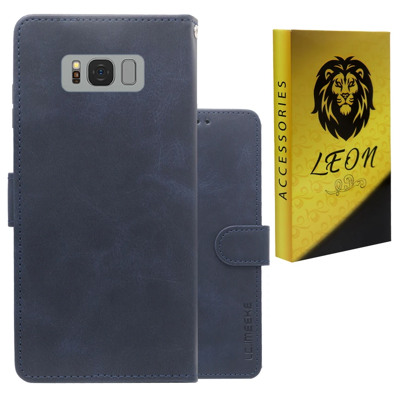 کیف کلاسوری لئون مدل Gira Oro مناسب برای گوشی موبایل سامسونگ Galaxy S8 Plus