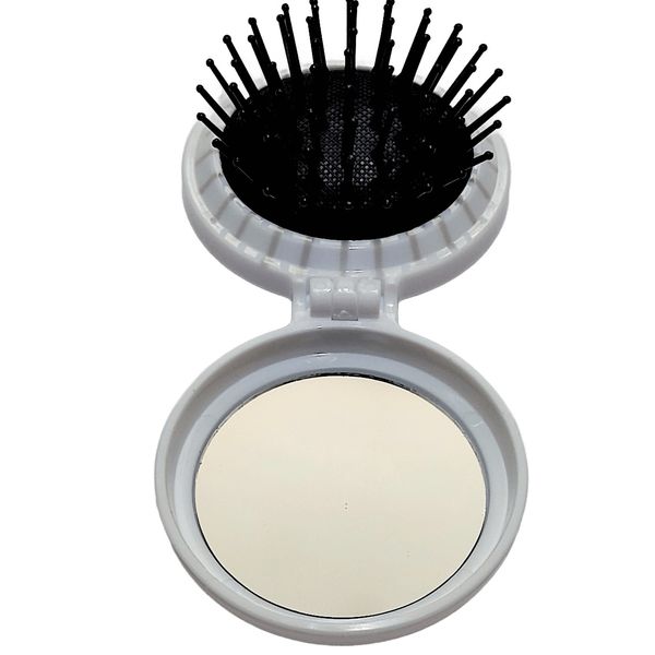 برس مو مدل جیبی آینه دار کد WI