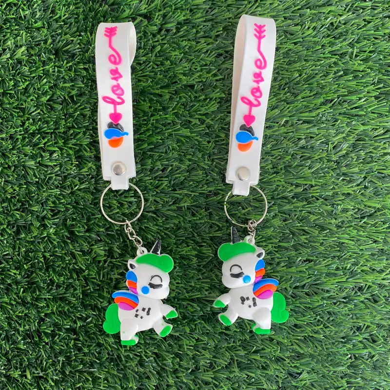 جاکلیدی مدل اسب تک شاخ سیلیکونی