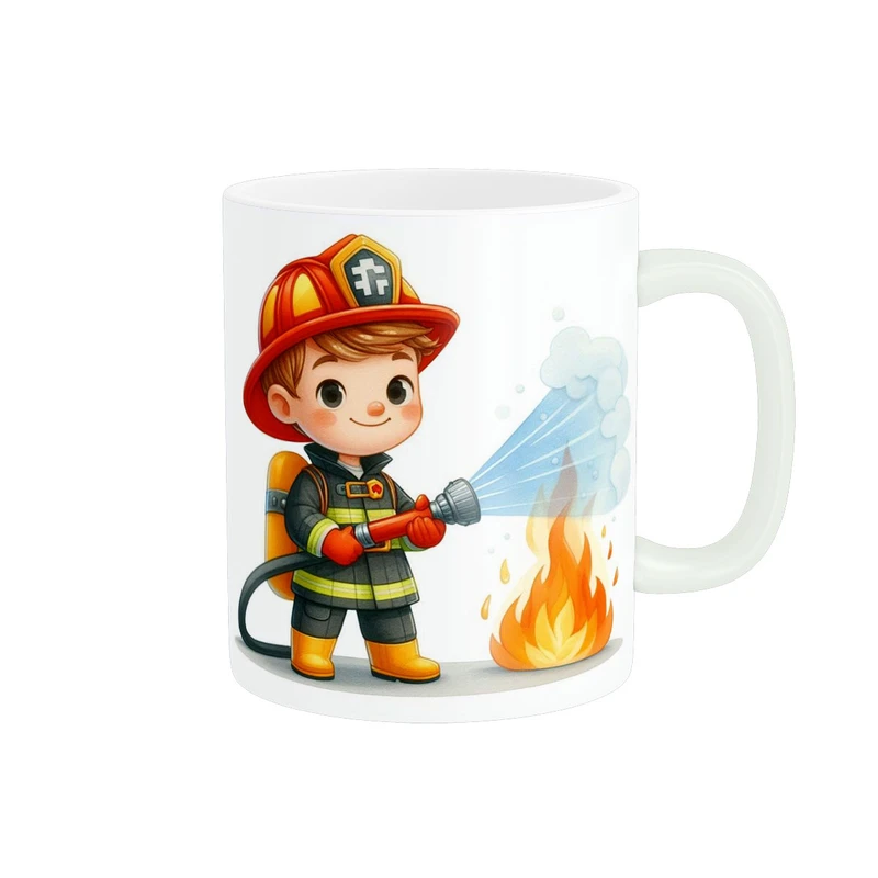 ماگ پاد آفرین مدل شغل آتش نشان طرح روز آتشنشان کد 1790