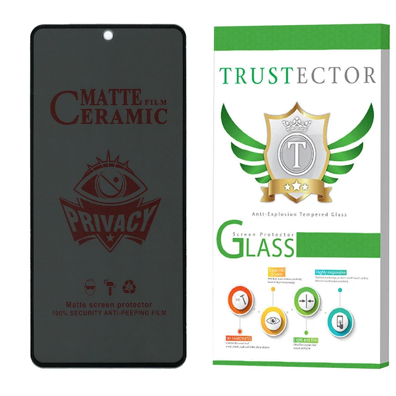 محافظ صفحه نمایش سرامیکی حریم شخصی تراستکتور مدل PRCTA مناسب برای گوشی موبایل سامسونگ Galaxy M31s
