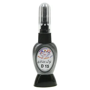  لاک خشگیر نوک مدادی بدنه خودرو پوششکار کد D15 حجم 15 میلی لیتر مناسب برای رنو Te266