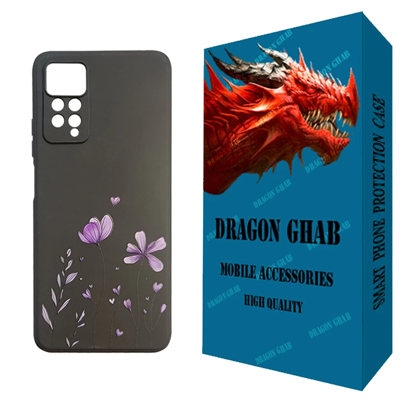 کاور دراگون قاب مدل CHPD طرح Black کد 001 مناسب برای گوشی موبایل شیائومی Redmi Note 11 Pro