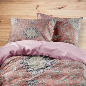 سرویس روتختی مدوپد طرح فرش ساروق مدل C-Sarough14 یک نفره 4 تکه