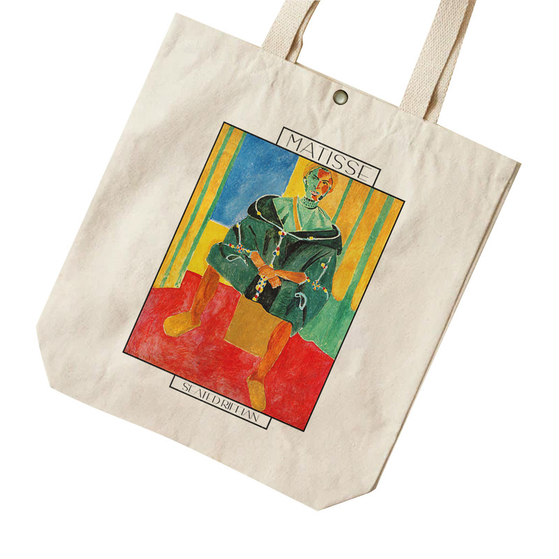 ساک خرید ترمه طراحان ایده مدل ریفیان نشسته از ماتیس کد art0651 - L