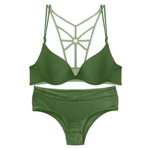 ست شورت و سوتین زنانه مدل جلو باز شو 