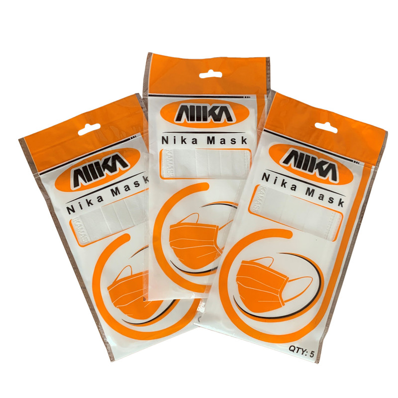 ماسک تنفسی نیکا مدل  3P_1400W بسته 50 عددی