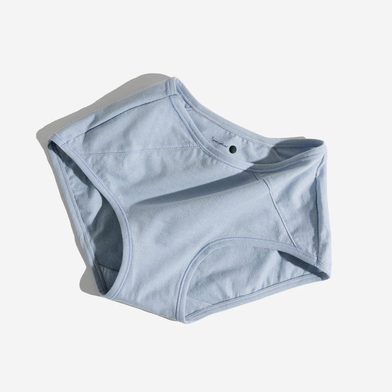 شورت زنانه اُ مدل اسلیپ نیم پا رنگ آبی