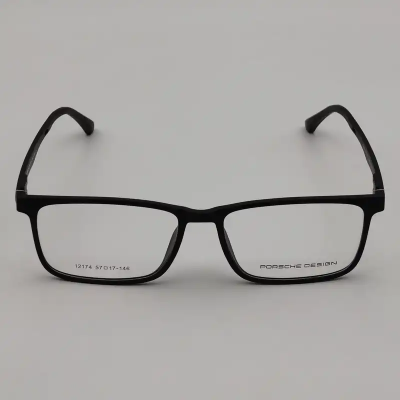 فریم عینک طبی مدل 12174 COL.2 به همراه کاور آفتابی مجموعه 6 عددی