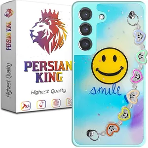  Persian King Smile Cover For Samsung Galaxy S21 FE with a hanging strap