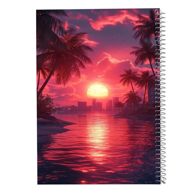 دفتر نقاشی 50 برگ مدوپد مدل درخت نخل کد DF15218