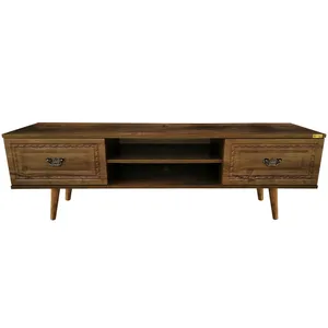 میز تلویزیون کاریزما چوب مدل A.215
