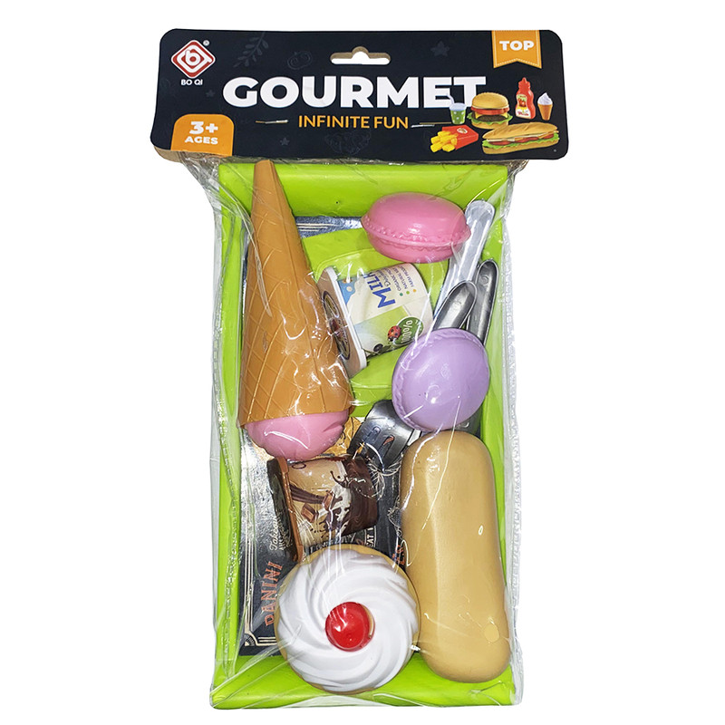 ست اسباب بازی مدل بستنی و کیک طرح GOURMET کد BQ805H-1