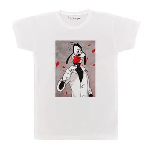 تی شرت آستین کوتاه بچگانه پرمانه طرح گوفی کد pmt.7730